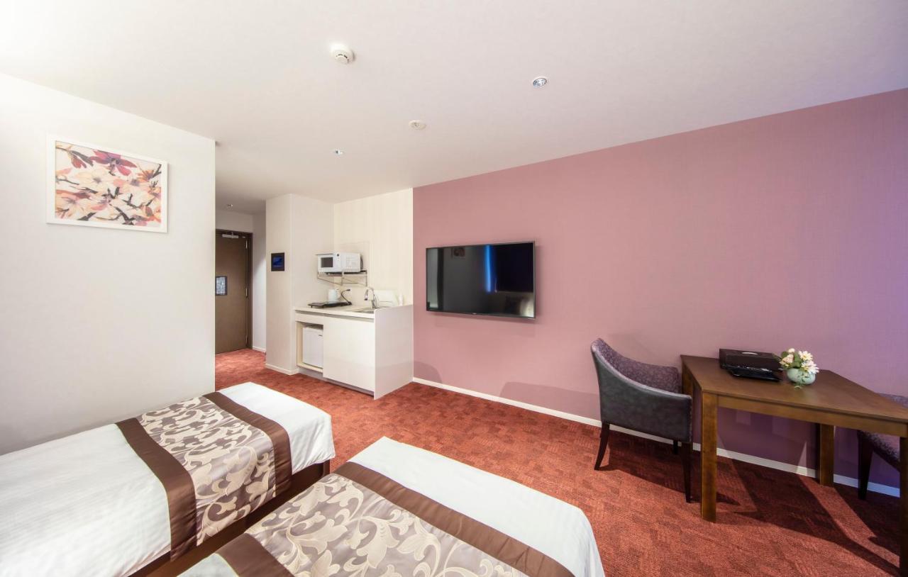 Grand Base Okayama Ekimae Aparthotel Ngoại thất bức ảnh